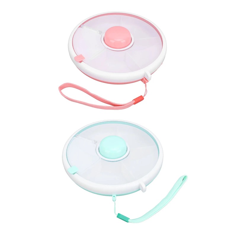 Food Snacks For Kids - 360 ° Contenedor giratorio para aperitivos,