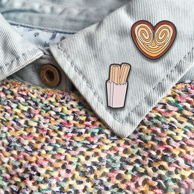 Pin Esmaltado de Churros en Es - Food Snacks In Spanish reseña y precio
