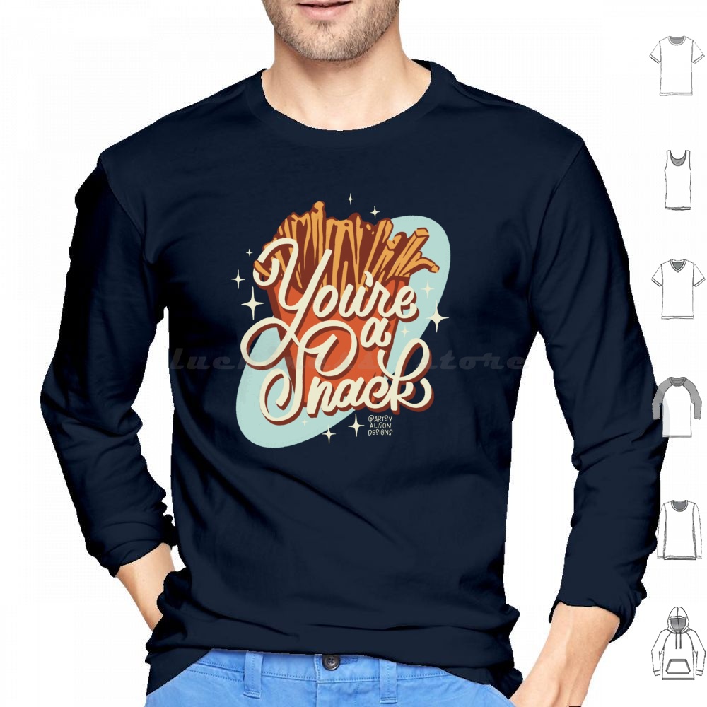 Eres una merienda Sudadera con - Food Snacks Drawing reseña y precio